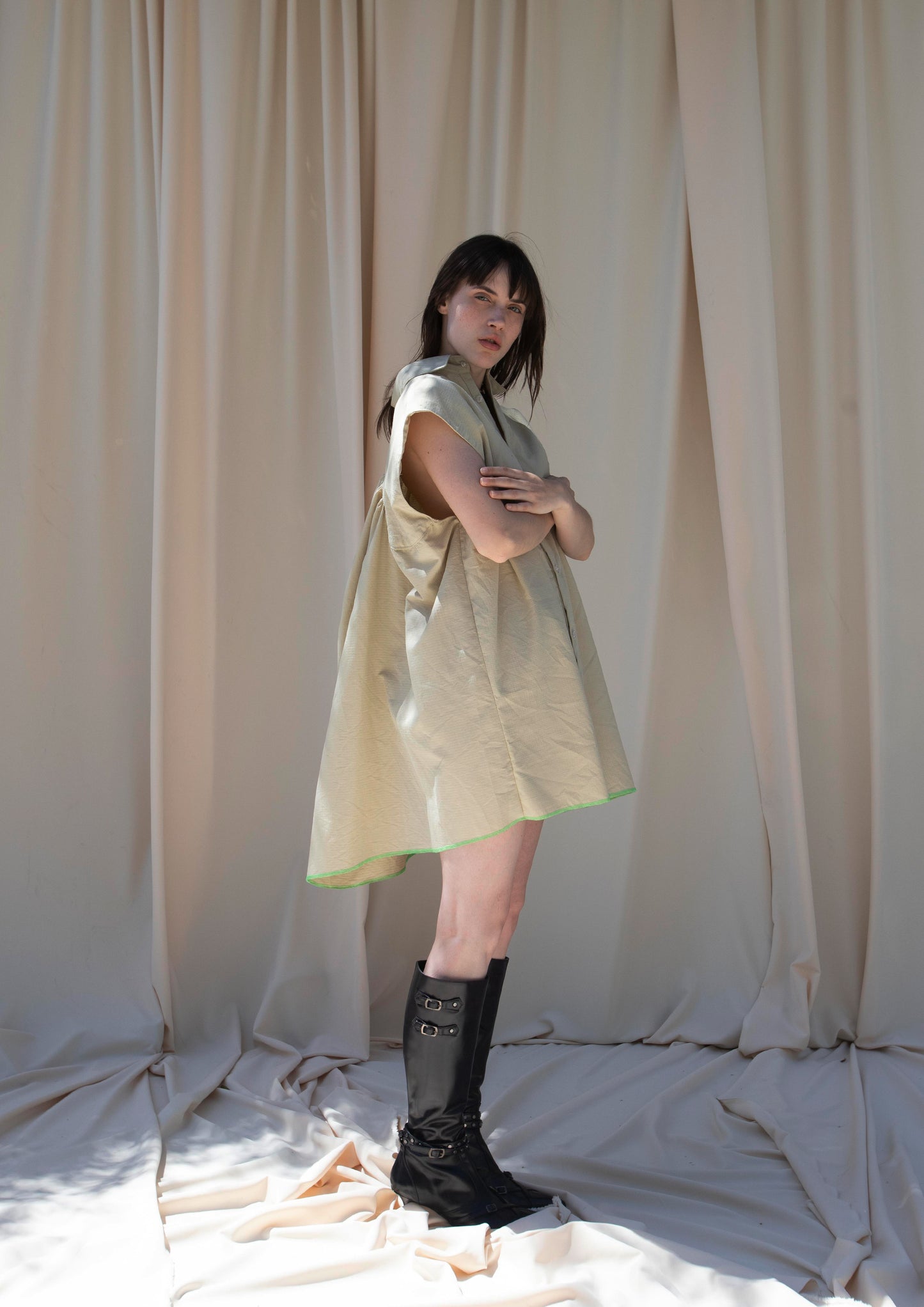 Mescla Mini Shirt Dress