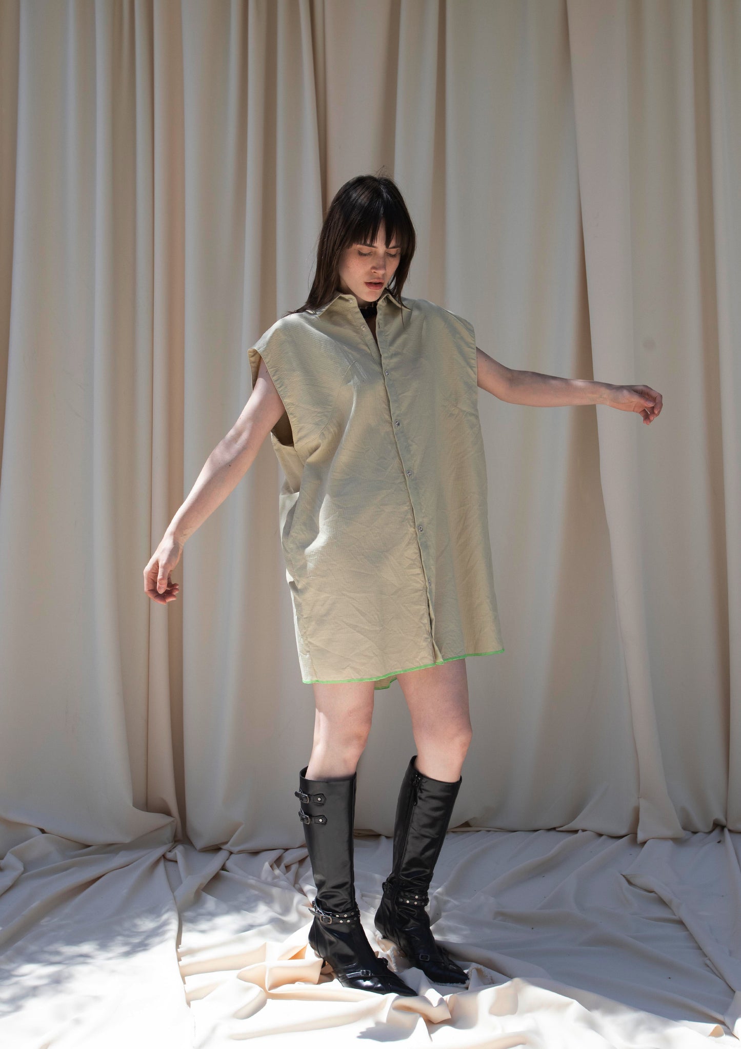 Mescla Mini Shirt Dress