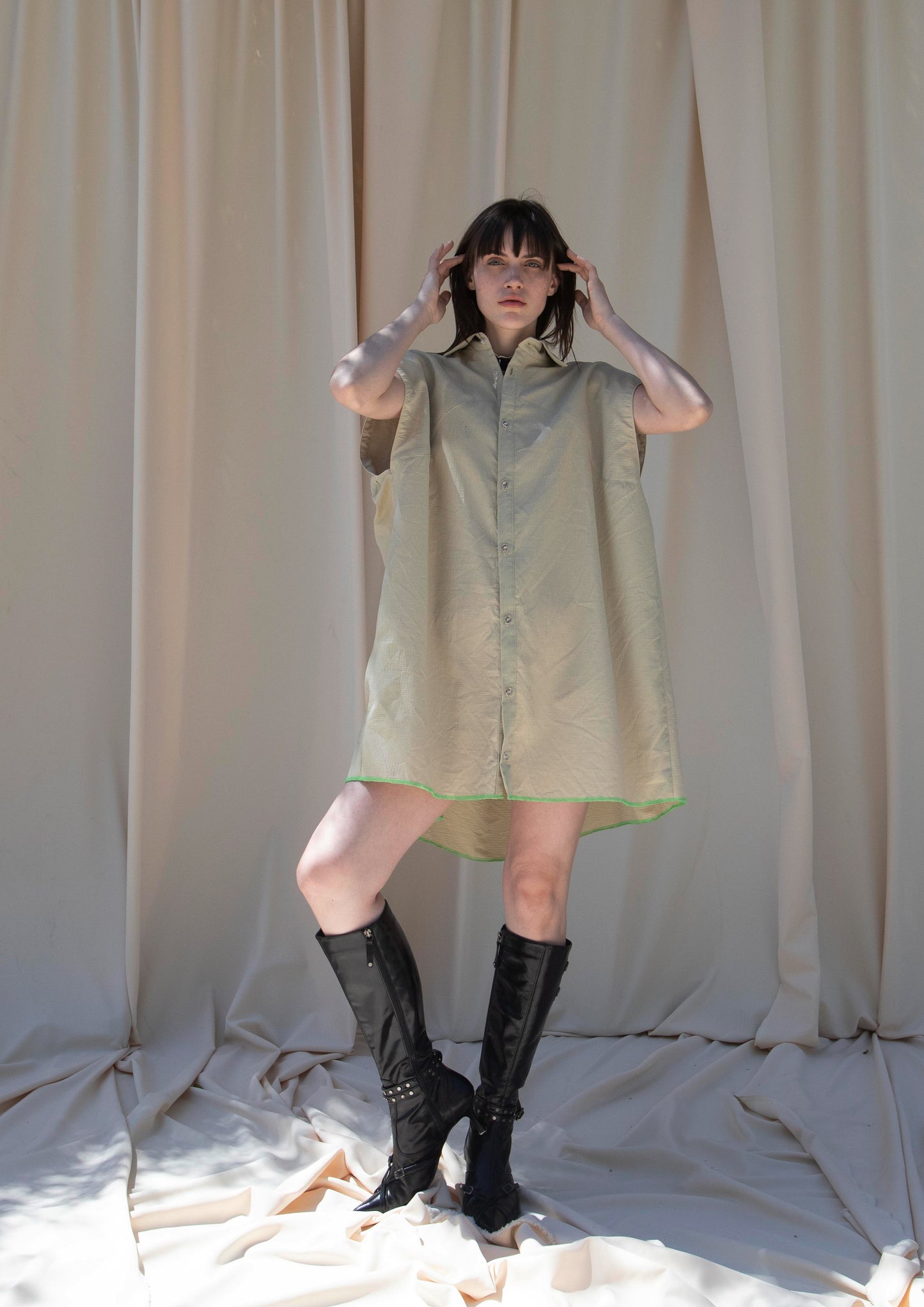Mescla Mini Shirt Dress